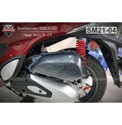 Ốp pô e ShMode 2021 sơn Carbon