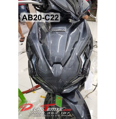 Viền xi nhan trước Airblade 2020 sơn Carbon